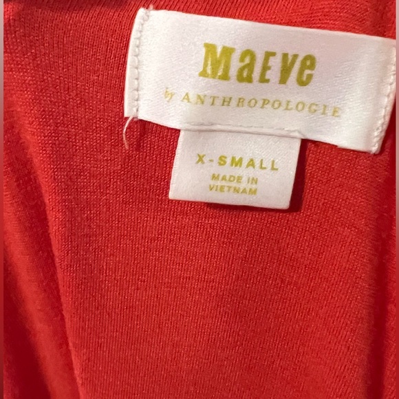 Anthropologie Maeve Brianne Daisy Flower Dress cowl neck x small - Picture 6 of 6